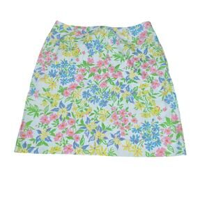 Vintage Lauren Ralph Lauren Preppy Floral Skirt Womens 6